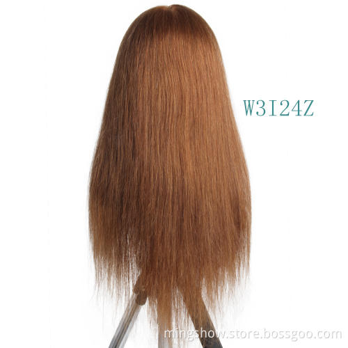 training real hair realistic mannequin head with shoulder